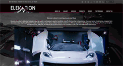 Desktop Screenshot of elevationautospa.net