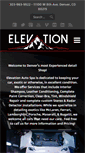 Mobile Screenshot of elevationautospa.net